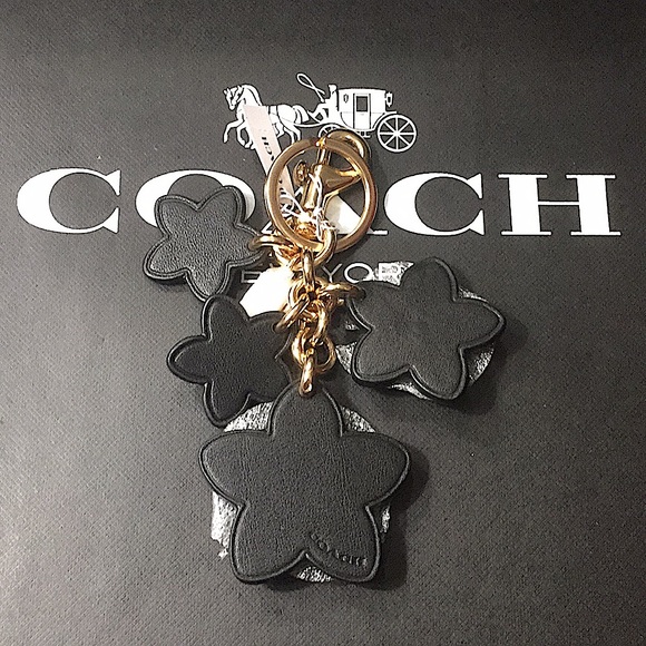 COACH - WILDFLOWER MIX BAG CHARM (NWT) - Picture 3 of 12